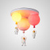 Потолочный светильник MERCURY MORE L5 White Light Pink Pink Yellow Green