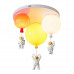 Потолочный светильник MERCURY MORE L3 Yellow Light Pink Pink