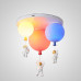 Потолочный светильник MERCURY MORE L3 Yellow Light Pink Pink