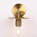 Бра RH Utilitaire Knurled Disk Shade Sconce Brass