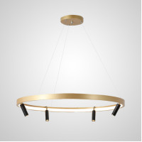 Подвесная люстра RAPID CH D100 Brass Black