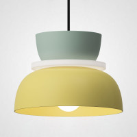Подвесной светильник ILO D22 mint/yellow