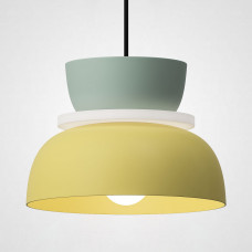 Подвесной светильник ILO D22 mint/yellow