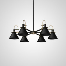 Люстра на штанге CODA D88 Black