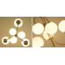 Люстра Gooseneck Pelle Chandelier
