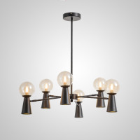 Потолочная люстра ABELINA L12 Black Amber