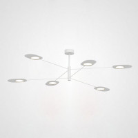 Люстра на штанге INGEL D110 6 lamps White