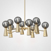 Потолочная люстра ABELINA L20 Gold Grey