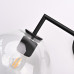 Бра RH Utilitaire Globe Shade Double Sconce Black
