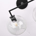 Бра RH Utilitaire Globe Shade Double Sconce Black