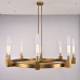 Люстра CANELLE Round Chandelier 8 Modern Brass