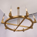 Люстра CANELLE Round Chandelier 8 Modern Brass