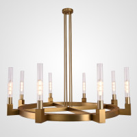 Люстра CANELLE Round Chandelier 8 Modern Brass