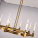 Люстра CANELLE Round Chandelier 8 Modern Brass