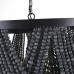 Люстра Amelia Wood Bead Chandelier