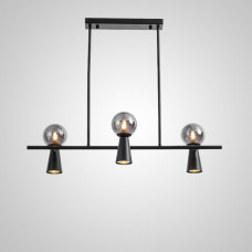 Потолочный светильник ABELINA LONG L6 Black Grey