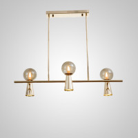 Потолочный светильник ABELINA LONG L6 Gold Amber