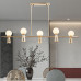 Потолочный светильник ABELINA LONG L6 Gold Grey