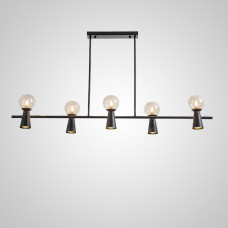 Потолочный светильник ABELINA LONG L10 Black Amber