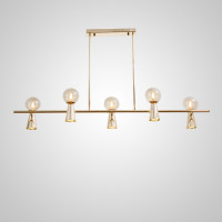Потолочный светильник ABELINA LONG L10 Gold Amber