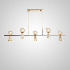 Потолочный светильник ABELINA LONG L10 Gold Amber