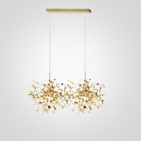 Люстра Tezani Argent Suspension Linear Gold 2 L80