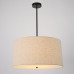 Люстра RH ROUND Linen Shade Pendant