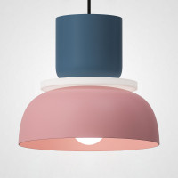 Подвесной светильник ILO D29 blue/pink