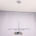 Люстра RH Utilitaire Disk Triple Pendant Silver