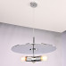 Люстра RH Utilitaire Disk Triple Pendant Silver