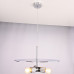 Люстра RH Utilitaire Disk Triple Pendant Silver