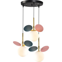 Подвесной светильник MATISSE TRIO Multicolor / Black disc