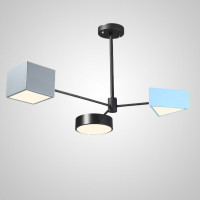 Светодиодная люстра DENIZA L3 Gray Blue Black