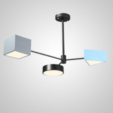 Светодиодная люстра DENIZA L3 Gray Blue Black