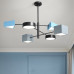 Светодиодная люстра DENIZA L3 Gray Blue Black