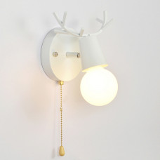 Бра с рожками DEER A SWITCH White
