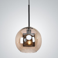 Подвесной светильник CATCH AMBER  Ball M D24