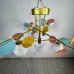 Потолочная люстра MATISSE B D120 Gold Multicolor