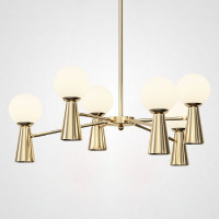 Потолочная люстра ABELINA L12 Gold White