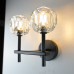Бра Boule de Cristal Double Sconce Brass Черный