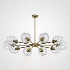 Люстра на штанге MARINE B 12 lamps Gold/Transparent