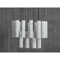 ПОДВЕСКИ СИЛОСА-BIANCO CARRARA D80 18 lamps