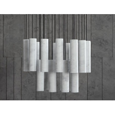 ПОДВЕСКИ СИЛОСА-BIANCO CARRARA D80 24 lamps