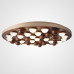 Потолочная люстра PIE D60 White/Light wood