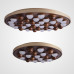 Потолочная люстра PIE D80 White/Light wood
