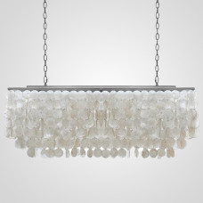 Люстра rectangle SHELL Chandelier 2 cascades