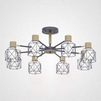Потолочная люстра CORF B3 Gray 8 lamps