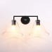 Бра RH Utilitaire Funnel Shade Double Sconce Black