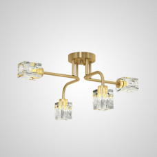Потолочная люстра MICHAL L4 Brass