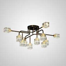 Потолочная люстра MICHAL L12 Brass Black